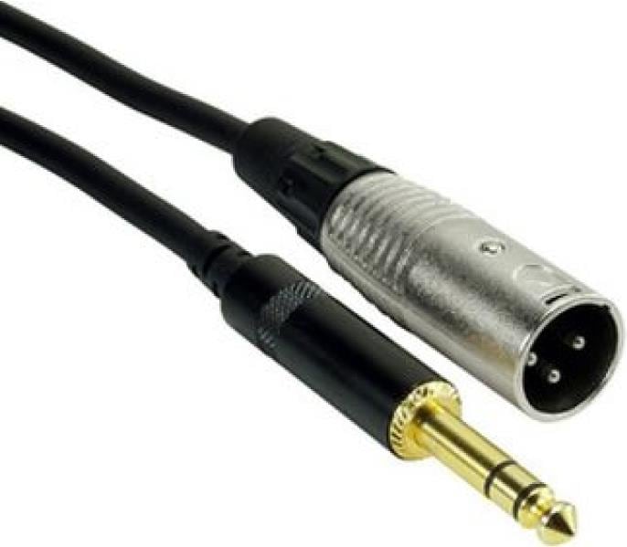 Rock Cable Studiokabel, symmetrisch (5 m, XLR, 6.3mm Klinke (Jack))