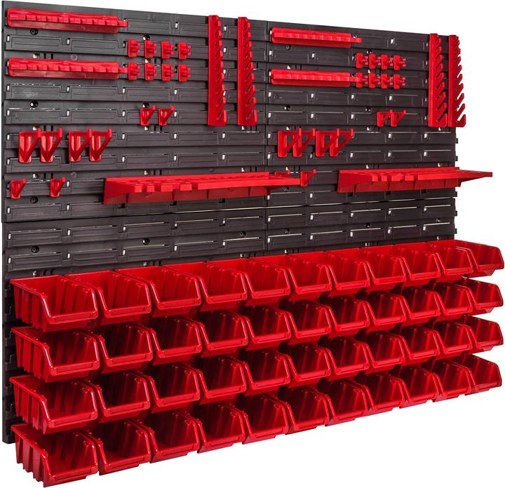 Actual product image Botle Storage system wall shelf, red