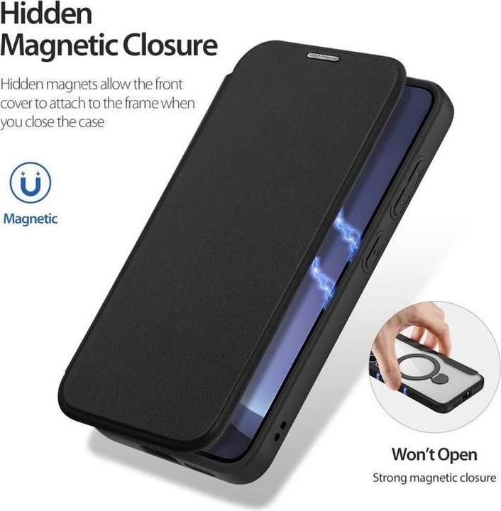 Actual product image Dux Ducis Skin X Pro Magnetic Stand Lederhülle (Samsung Galaxy S25+)