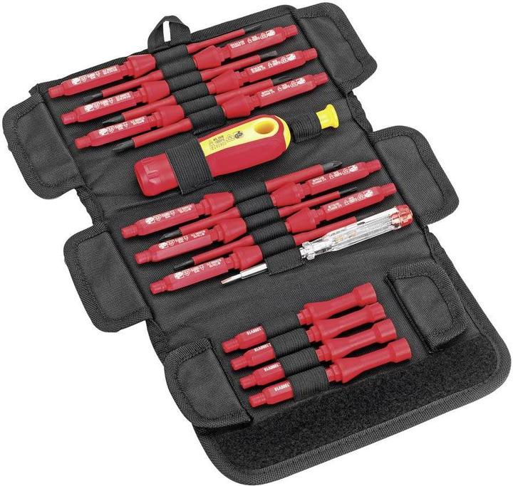 Actual product image Cimco VDE ScrewdriverInterchangeable BladesSet (Cross recess, Double beard, Inner square, Port)