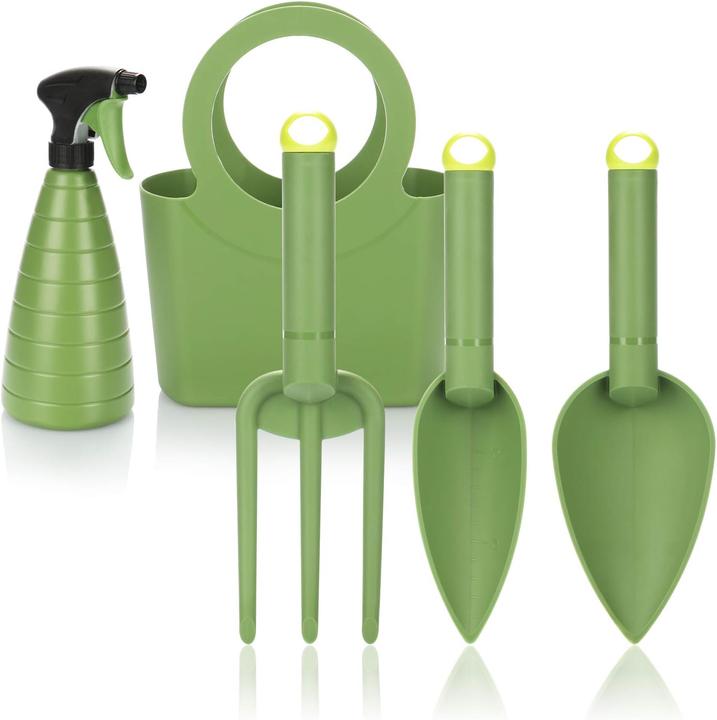 Actual product image Com-four 5-teiliges Gartenwerkzeug-Set