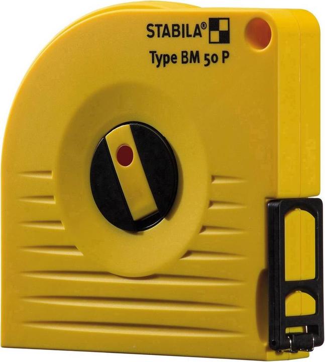 Actual product image Stabila Tape measure BM 50 P 10 m polyamide coated measuring tape universal hook (10 m)