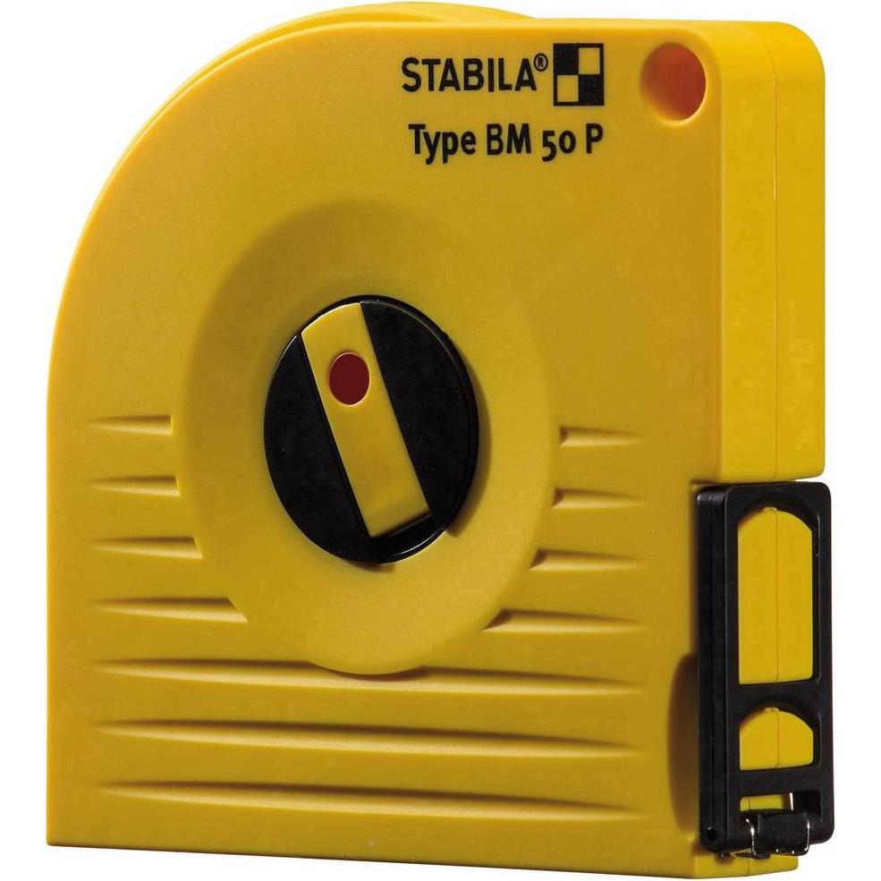 Stabila, Längenmesswerkzeug, Bandmass BM 50 P 10 m polyamidbeschichtetes Messband Universalhaken (mm)