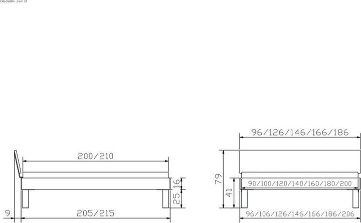 Actual product image Hasena Forti25 (160 x 200 cm)