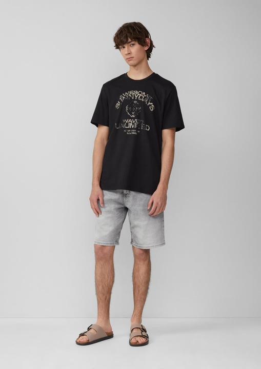 Actual product image S.Oliver T-Shirt Basic T-Shirt mit platziertem Druck (XL)