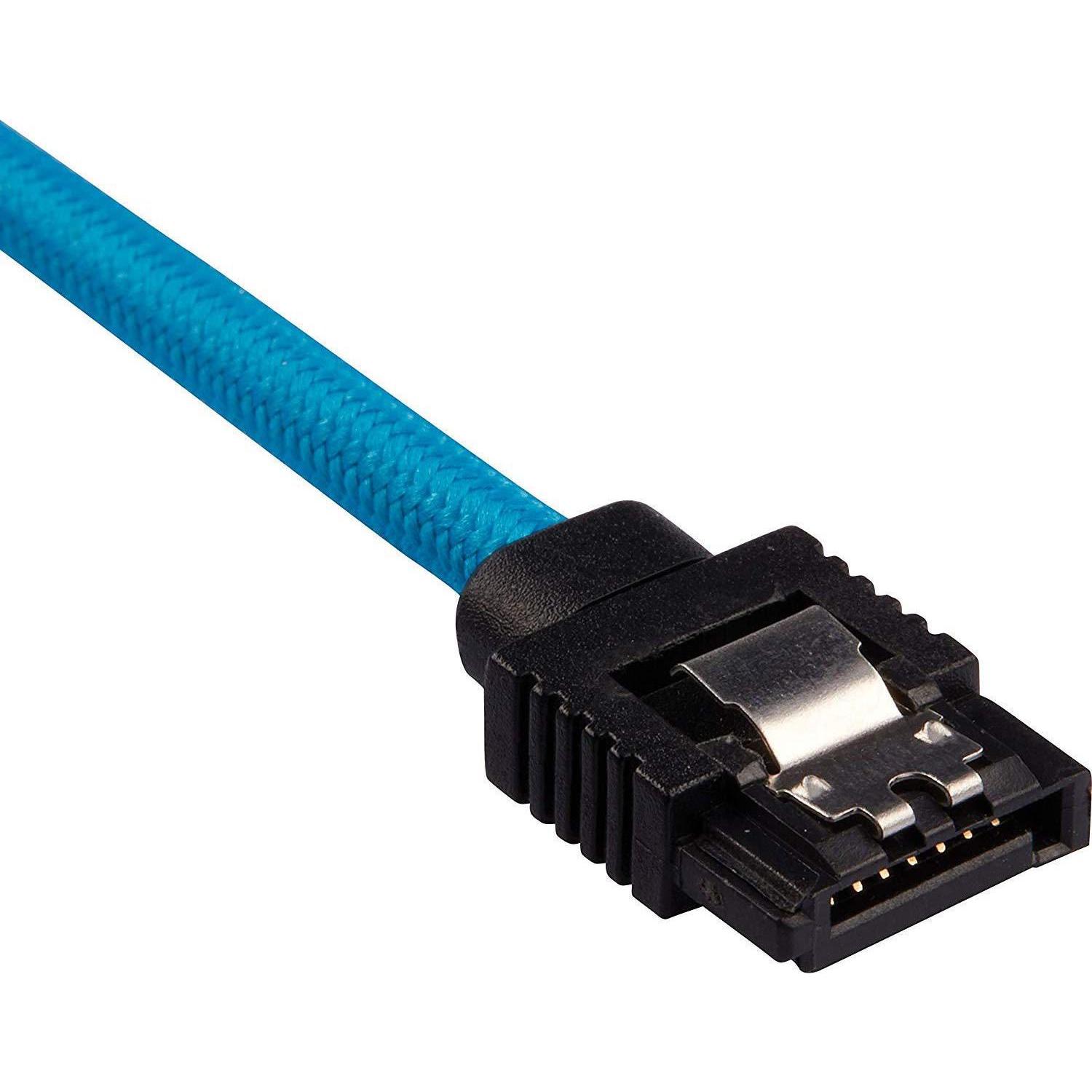 Thumbnail - Corsair Premium Sleeved SATA 2er-Pack, Interne Kabel (PC)