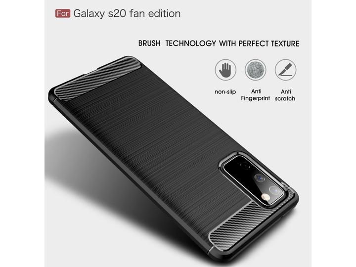 Immagine prodotto Screenguard Samsung Galaxy S20 FE Cover Carbon Brushed Soft TPU (Samsung Galaxy S20 FE)