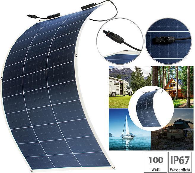 Actual product image Revolt Set of 2 Ultralight Flexible Solar Panel (100 W, 1.40 kg)