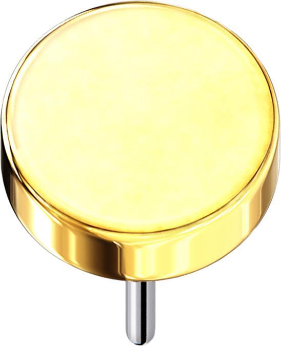 Produktbild Star Piercing Threadless Scheibe vergoldet (ohne Messing, Titan)