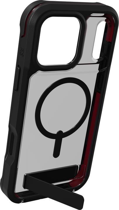 Produktbild Zagg Case für Apple iPhone 17 Pro Max Rainier Snap mit Kickstand smoke black (Apple iPhone 17 Pro Max)