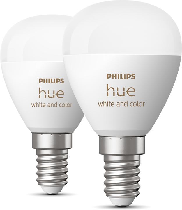 Productafbeelding Philips Hue Witte kroonluchter Ambiance (E14, 470 lm, 2 x)