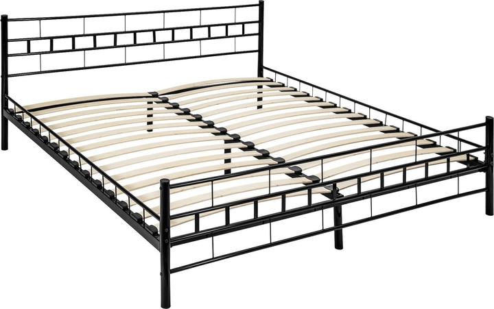 Actual product image tectake Metal bed (200 x 180 cm)