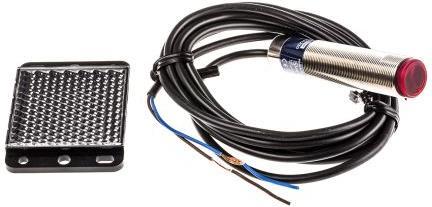 Actual product image TE Sensors Precable reflex metal detector,M18 2wire (2 m)