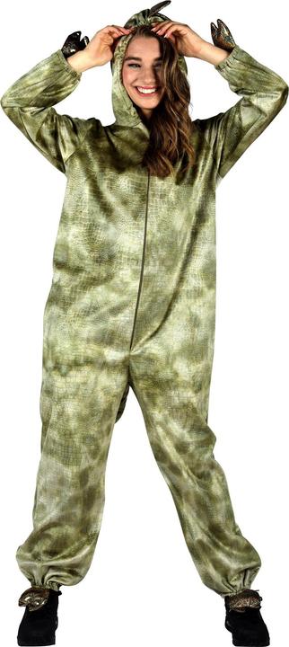 Actual product image Thetru Dino Kostümoverall - Kostüm für Fasching Karneval (M, L)