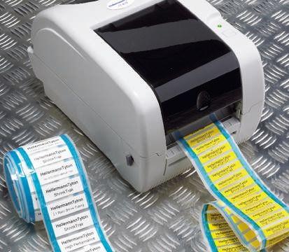 Produktbild HellermannTyton Farbband TTRC+ 100mm (10 cm, Schwarz)