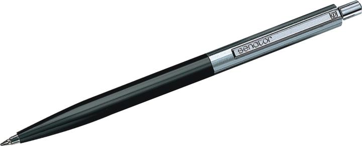 Image du produit Stylo à bille Point Metal noir (Argent, Noir, 1x)