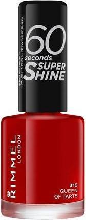 Actual product image Rimmel London 60 Seconds Super Shine (315 Queen Of Tarts, Colour paint)