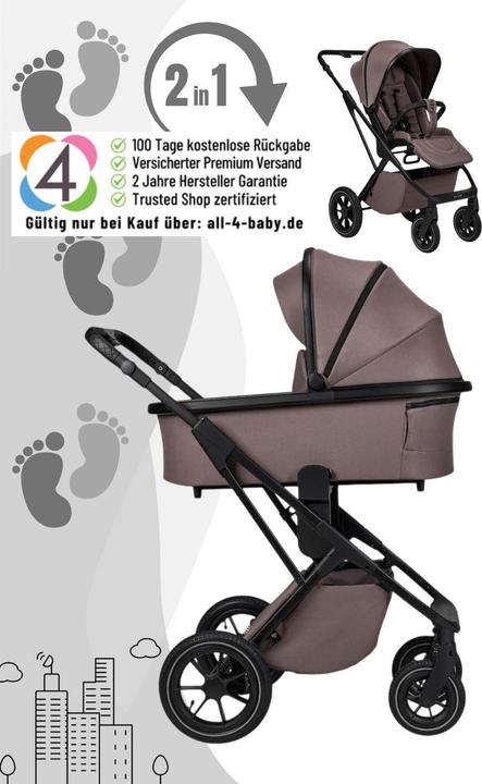 Produktbild Moon PIÙ Kinderwagen / Kombikinderwagen
