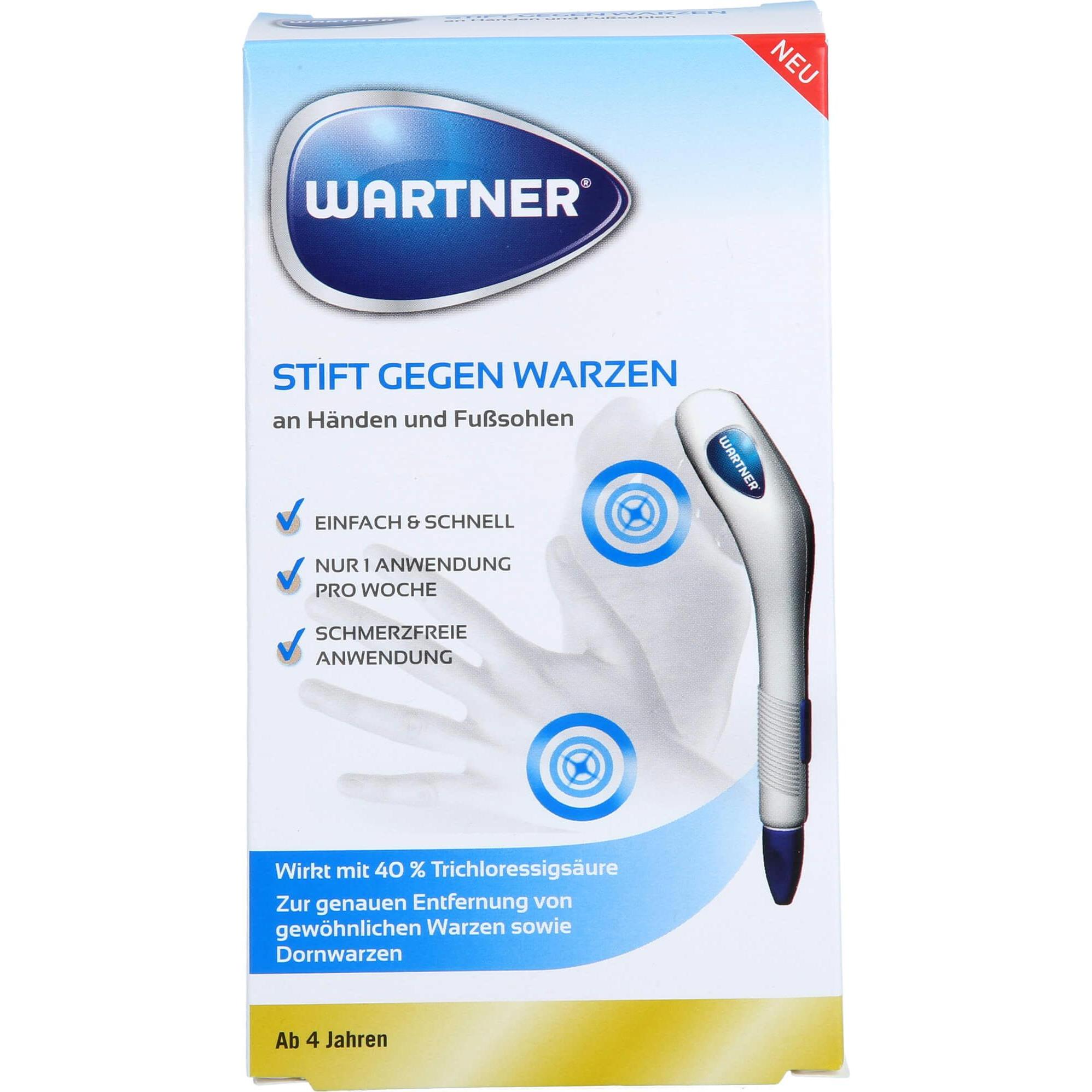Wartner, Fusspflegemittel, Stift gegen Warzen, 1 St. Stift