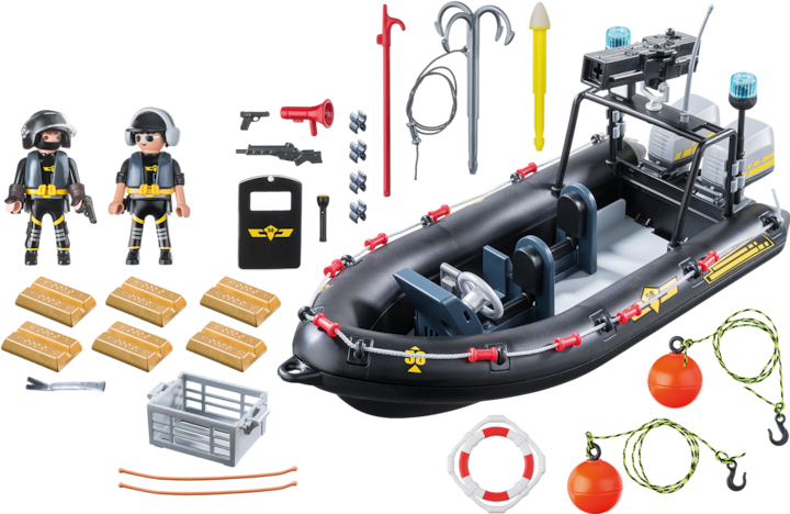 Produktbild Playmobil SEK-Schlauchboot (9362)