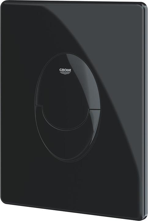 Grohe Start Abdeckplatte, 2-Mengen und Start-Stopp-Betätigung, senkrechte Montage, wassersparend, Glossy S