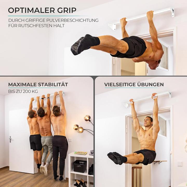 Actual product image Pullup & Dip Klimmzugstange zur Wandmontage