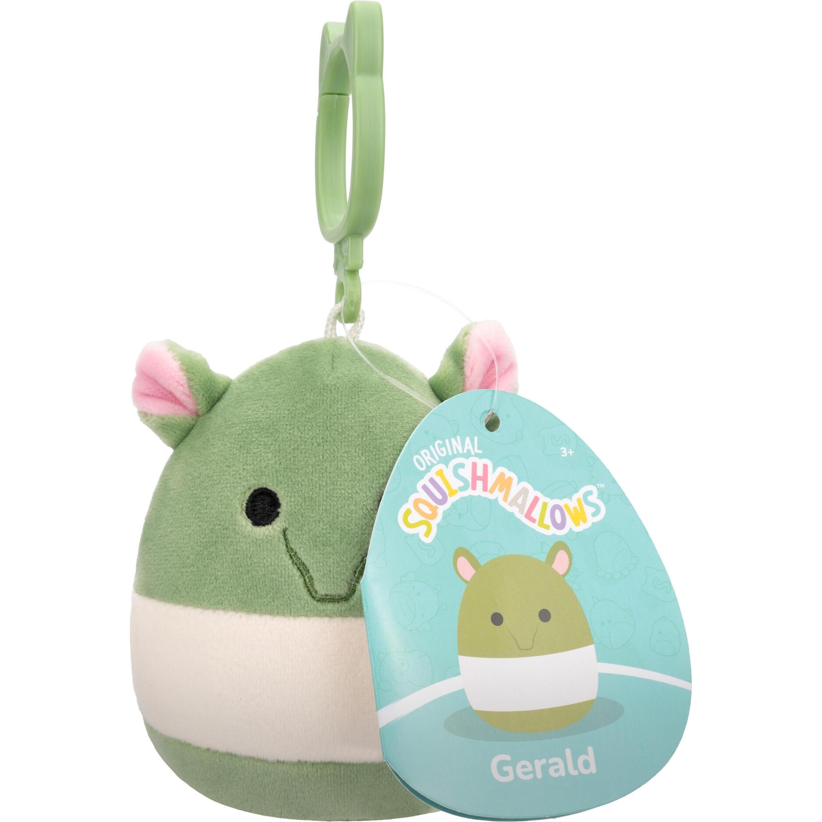 Squishmallows, Schlüsselanhänger, 9 cm P20 Clip On - Gerald Tapir