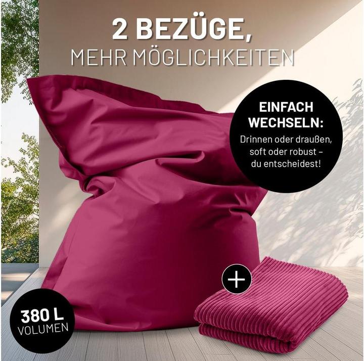 Produktbild Lumaland Sitzsack + Cordhülle