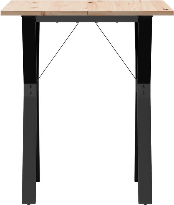 Produktbild vidaXL Esstisch Y-Gestell und Gusseisen (70 x 70 x 75 cm)