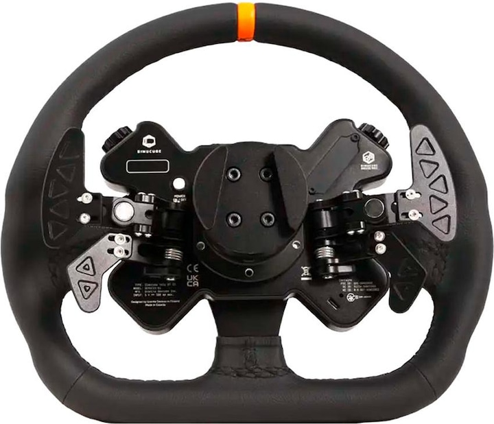 Actual product image Simucube Valo GT-23 Wireless Lenkrad (32 cm) - Leder, schwarz
