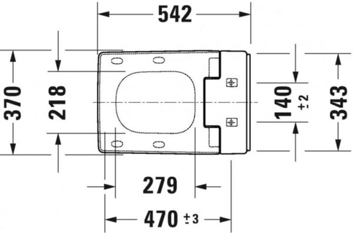 Produktbild Duravit 611600002304300 SensoWash Slim Dusch WC-Sitz für Viu