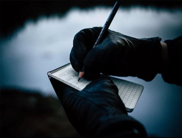 Actual product image Modestone Notepad waterproof (76 x 130 mm, Checked)