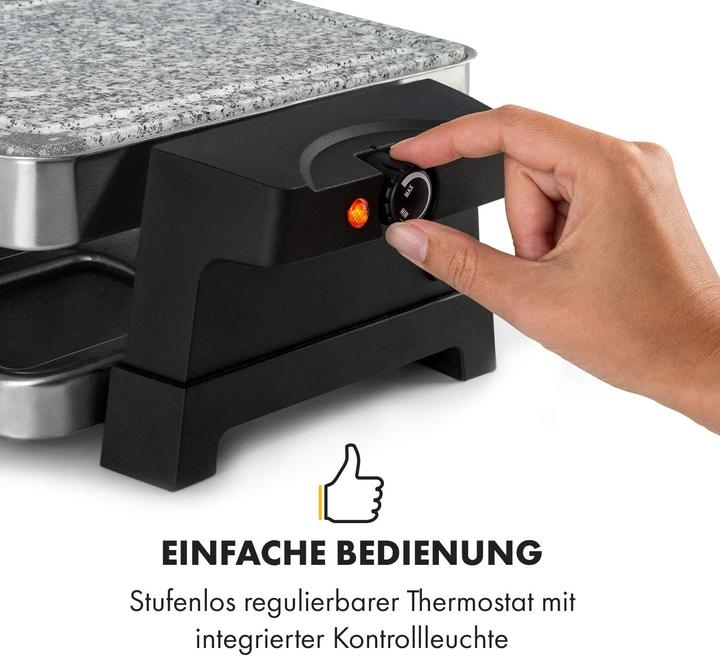 Produktbild Klarstein 2-in-1: Aluminium-Grillplatte & Natursteinplatte