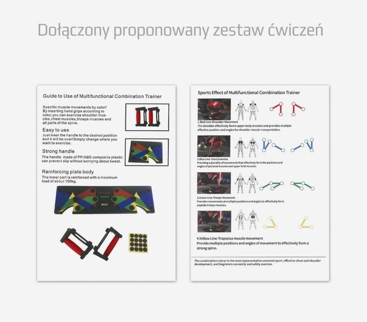 Immagine prodotto HMS Pu10 Pedana Push-Up Multifunzionale Rossa