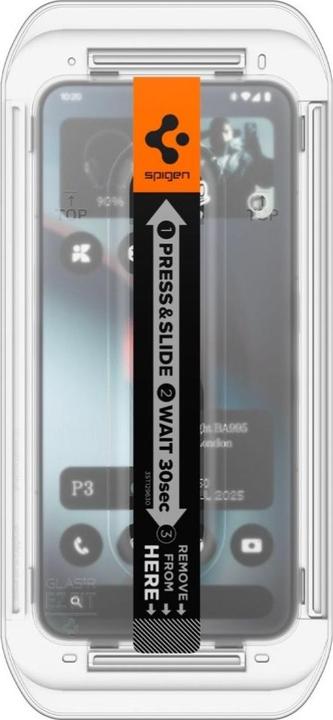 Actual product image Spigen Glas.tR EZ-FIT (2 pack) (2 pcs., Nothing Phone (3))