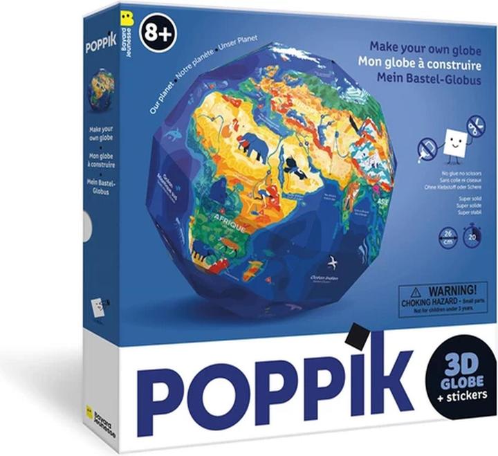 Actual product image Poppik My craft globe, Our planet (26 cm)