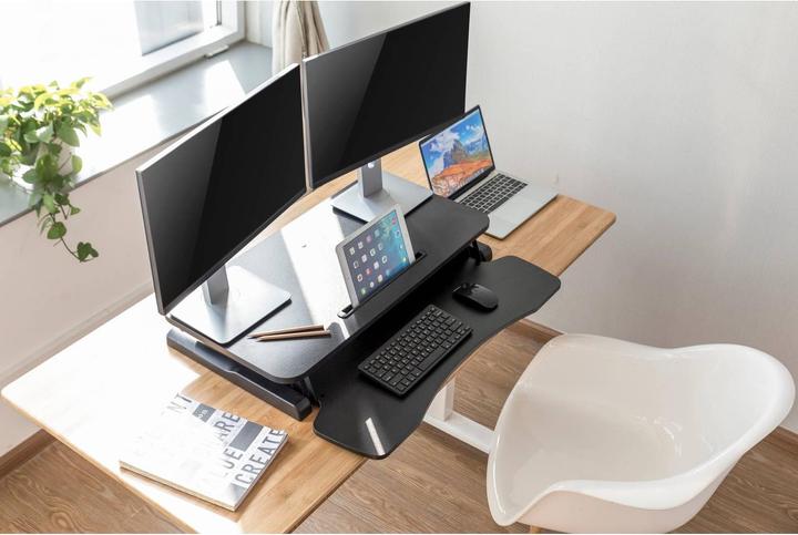 Produktbild Fromm & Starck Schreibtischaufsatz Monitorerhöhung Sitz-Steh-Erhöhung Höhe von 11 bis 50,5 cm