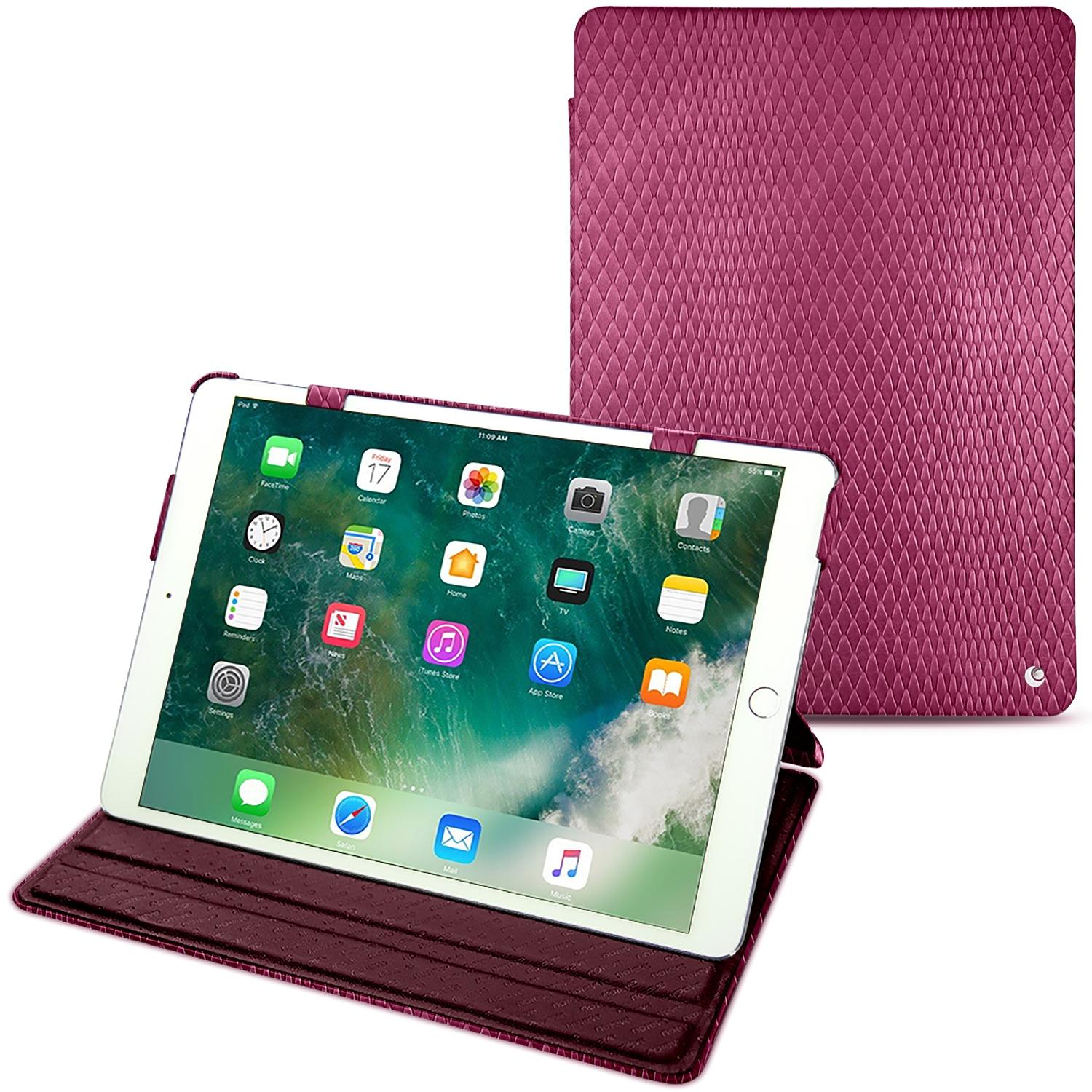 Noreve Lederschutzhülle horizontal (iPad Pro), Tablet Hülle, Rosa