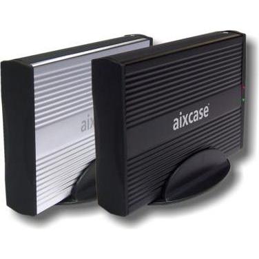 Aixcase 3IX-BSUB3A1-S (3.5"), Festplattengehäuse, Silber