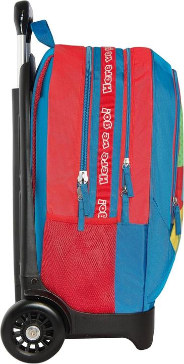 Produktbild Super Mario School Backpack with Removable Trolley, Interchangeable Wheels, Adjustable Handle