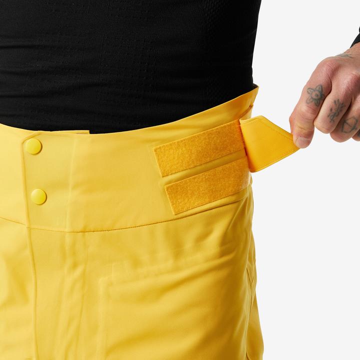Actual product image Wedze Men's warm and breathable ski trousers - FR500 yellow (XXL)