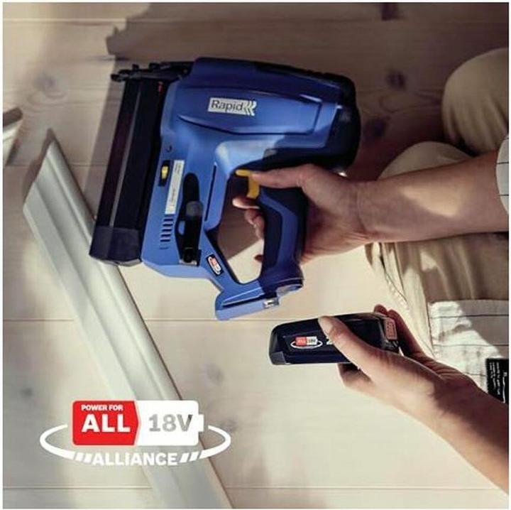 Actual product image Rapid BNX50 cordless nailer 18V P4A