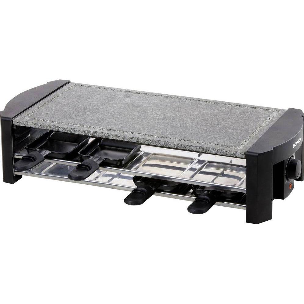 Thumbnail - Domo Steingrill Raclette DO9186G, Racletteofen, Schwarz