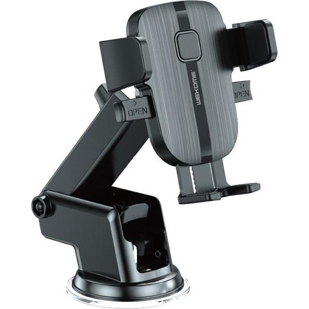 Wekome WA-S55 K Captain Series – Mechanischer Telefonhalter für 4,7-Zoll-7,2-Zoll-Telefone (Schwarz), Smartphone Halteru...