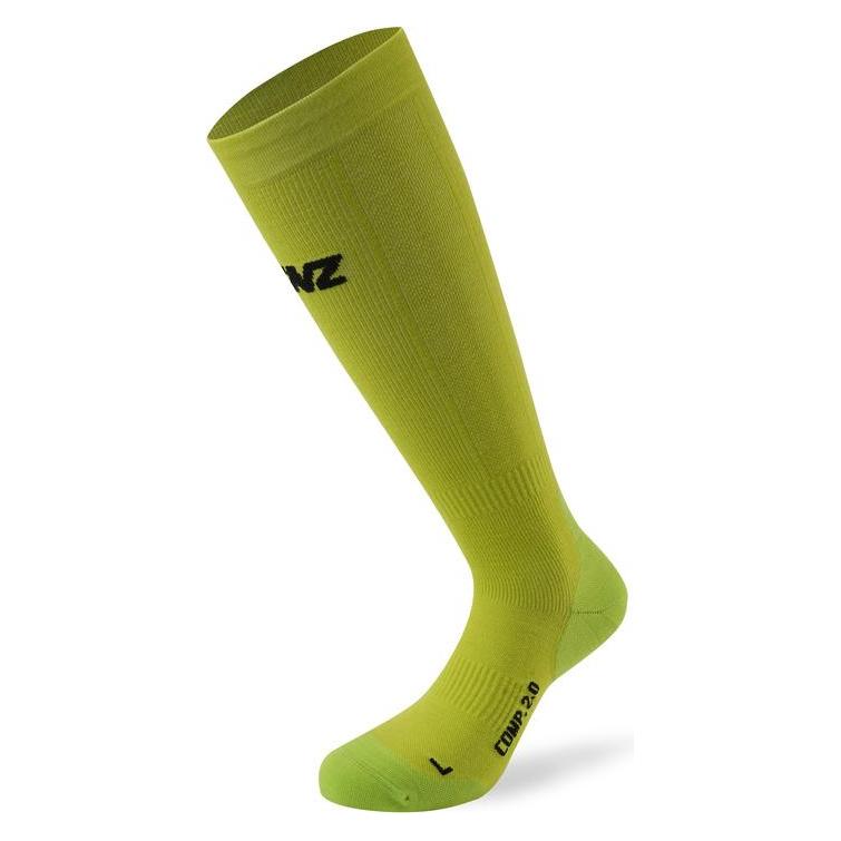 Lenz, Unisex, Sportsocken, Compression Socks 2.0 Merino (M), Grün