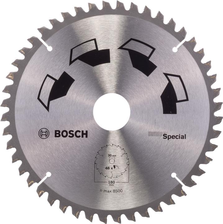 Actual product image Bosch Zubehör Circular saw blade SPECIAL D= 180 mm Bore= 30 mm Z= 48