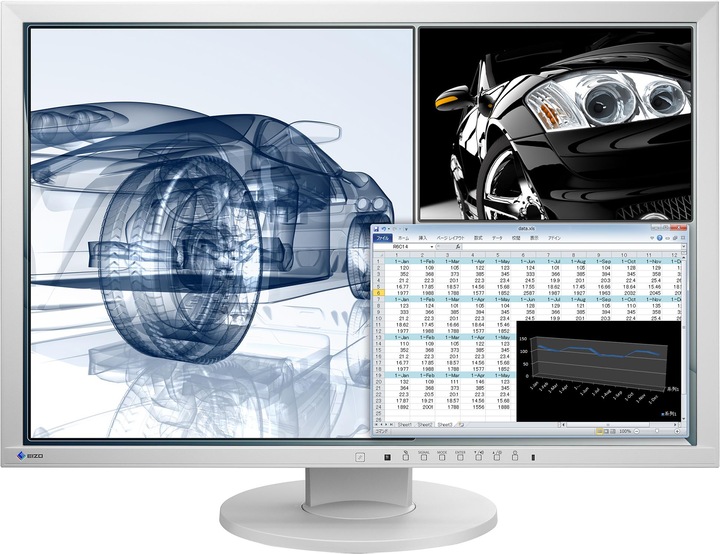 Actual product image Eizo EV2430 (1920 x 1200 pixels, 24")