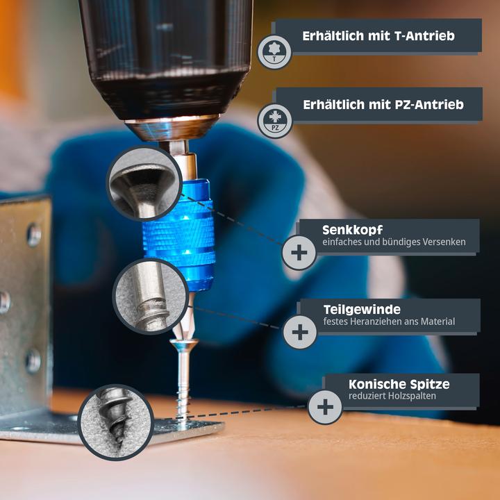 Image du produit Helpmate Universalschrauben (150 Vis par pièce)