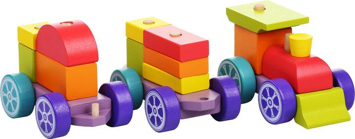 Cubika Cabika Holzzug "Regenbogen Express"