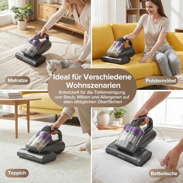 Produktbild Lubluelu Milbensauger 3in1 Matratzenreiniger (18KPa)